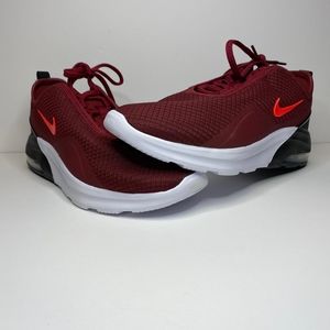 NEW Nike Air Max Motion 2 Red Black Men's Athletic Sneakers Size 7
